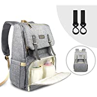 Mochilas Para Pañales - CUSFLYX Gran Capacidad Bolsa de Cambio de Bebé Bolsa de Viaje Casual Impermeable Mochila Para…